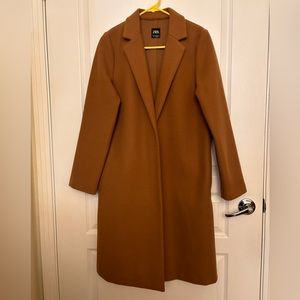 Zara long coat camel brown size M